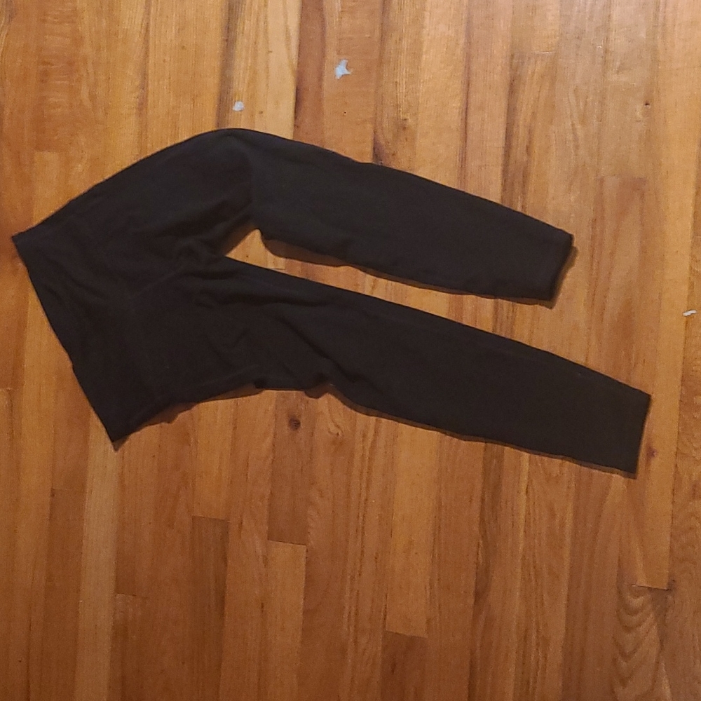 Gap fit plain black leggings full length
